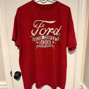 Ford Classic Red Short Sleeve Tee